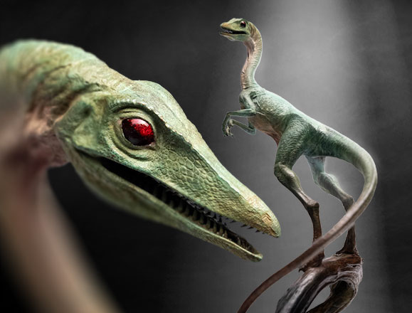 Compsognathus – 2/3 Scale Bronze