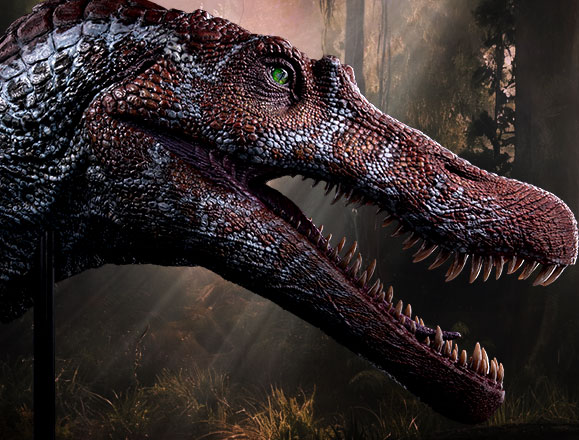 Spinosaurus Elite Scale Head Prop Reproduction