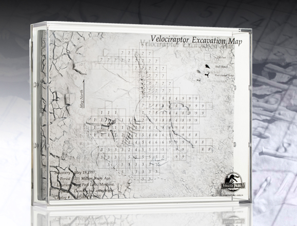 Velociraptor Excavation Map