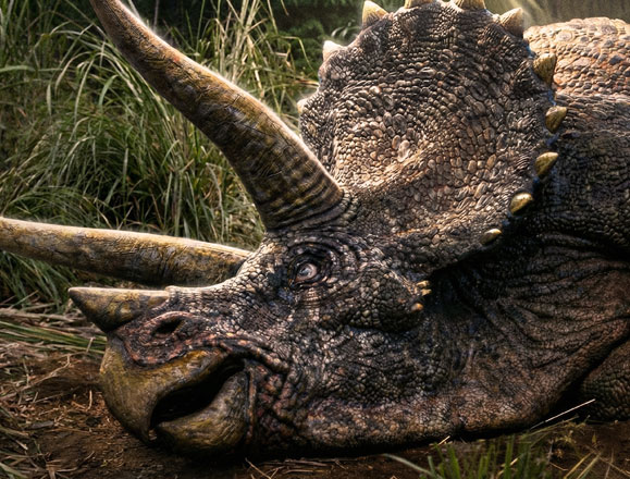 Jurassic Park Sick Triceratops – 1:8 Scale Maquette