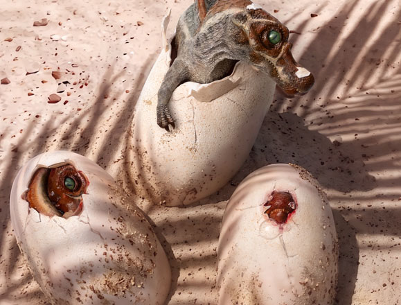 JP3 Hatching Spinosaurus