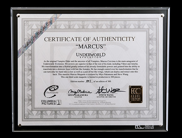 ECC Limited Edition COA Frame