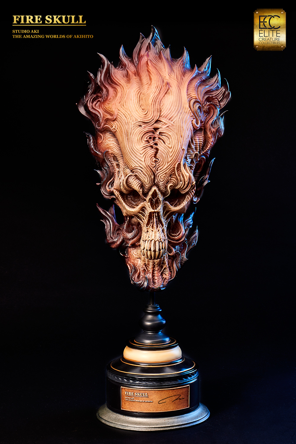 Fire Skull by AKIHITO : Cinemaquette, Bringing the Magic of the 