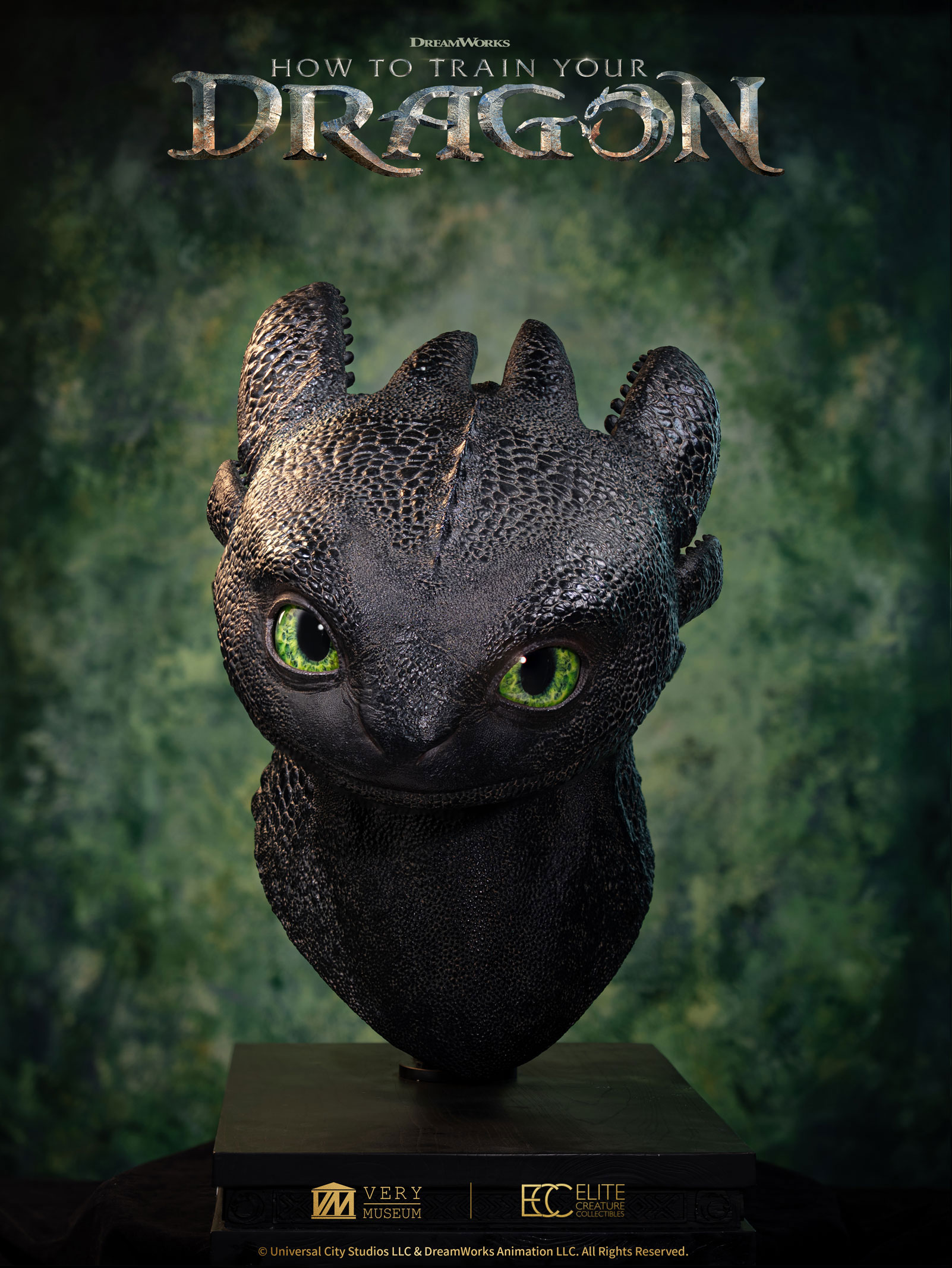 Toothless Life Size Bust