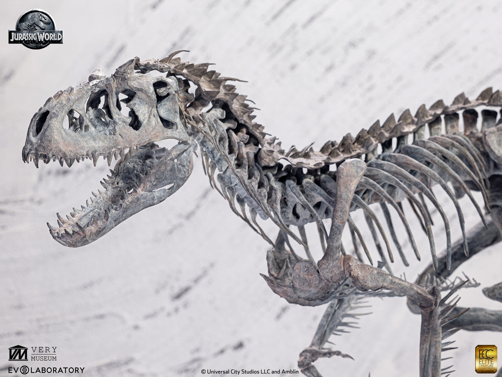 Indominus Rex Skeleton Bronze 1/24 Scale