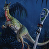 JP1 Dilophosaurus – 1/3 Scale Maquette