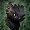 Toothless Life Size Bust