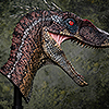 JP III: Male Alpha Velociraptor Bust
