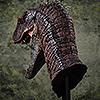 JP III: Male Alpha Velociraptor Bust