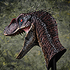 JP III: Male Alpha Velociraptor Bust