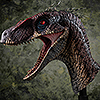 JP III: Male Alpha Velociraptor Bust