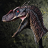 JP III: Male Alpha Velociraptor Bust